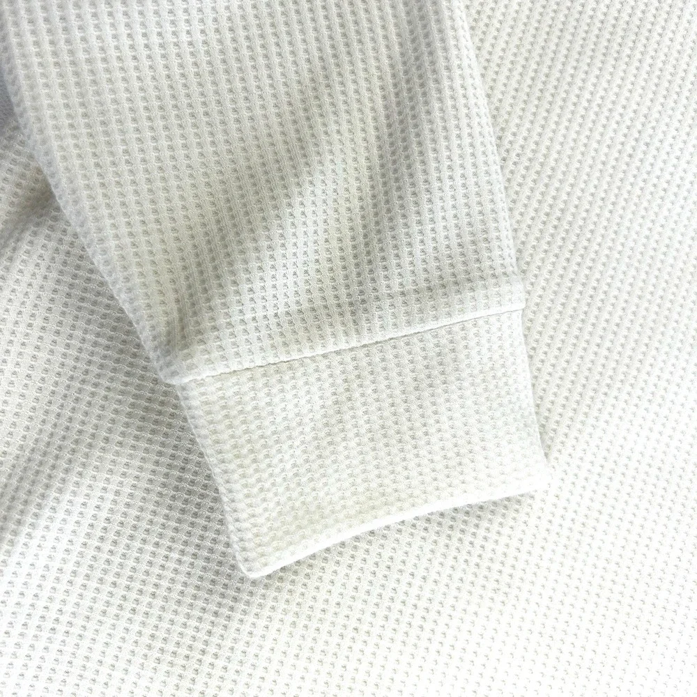 NWT Lou & Grey cowl neck waffle knit leisure wear comfort fit cream size‎ L